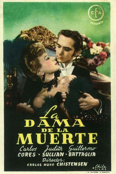 Carlos Cores and Judith Sulian in La dama de la muerte (1946)