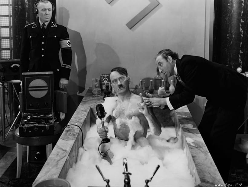 Sig Arno, Sven Hugo Borg, and Bobby Watson in The Devil with Hitler (1942)