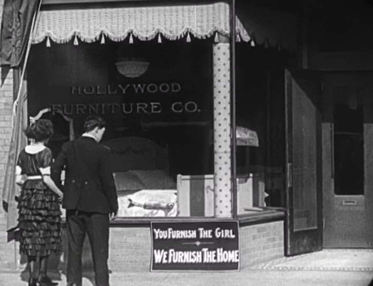 Buster Keaton and Virginia Fox in The Goat (1921)