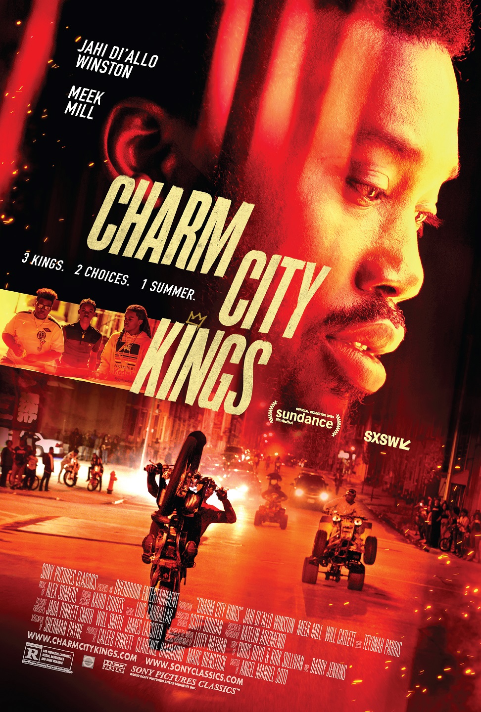 Meek Mill, Donielle T. Hansley Jr., Kezii Curtis, and Jahi Di'Allo Winston in Charm City Kings (2020)