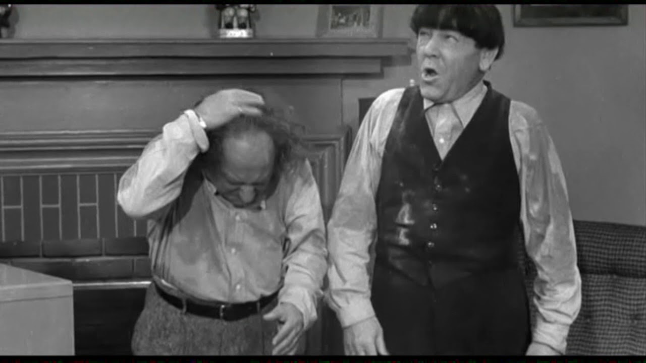 Larry Fine in Goof on the Roof (1953)