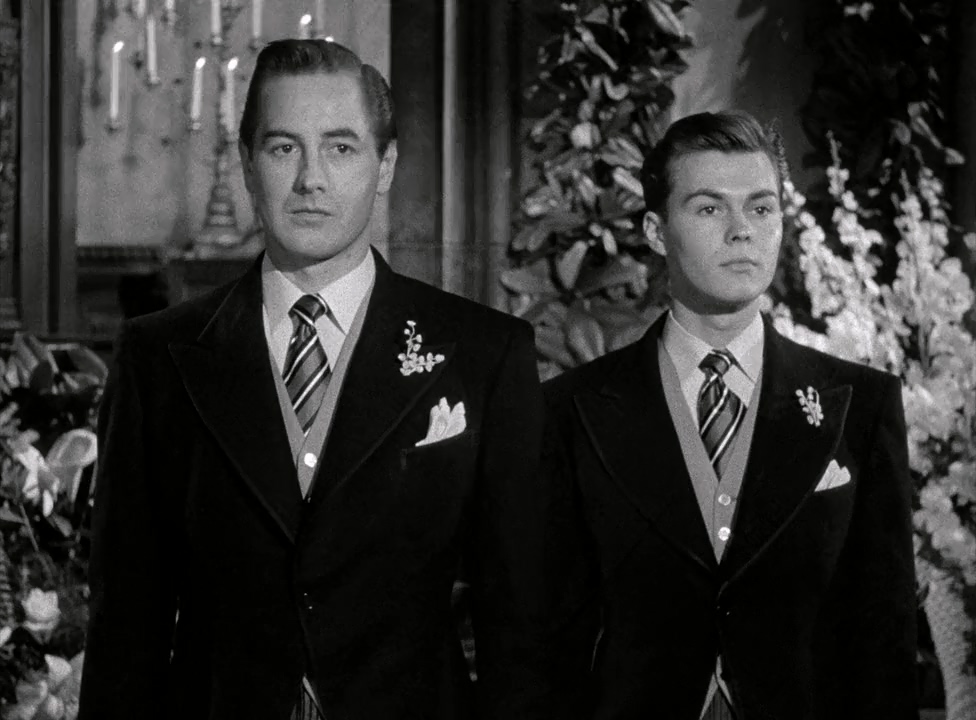 Tom Irish and Don Taylor in Father of the Bride (1950)