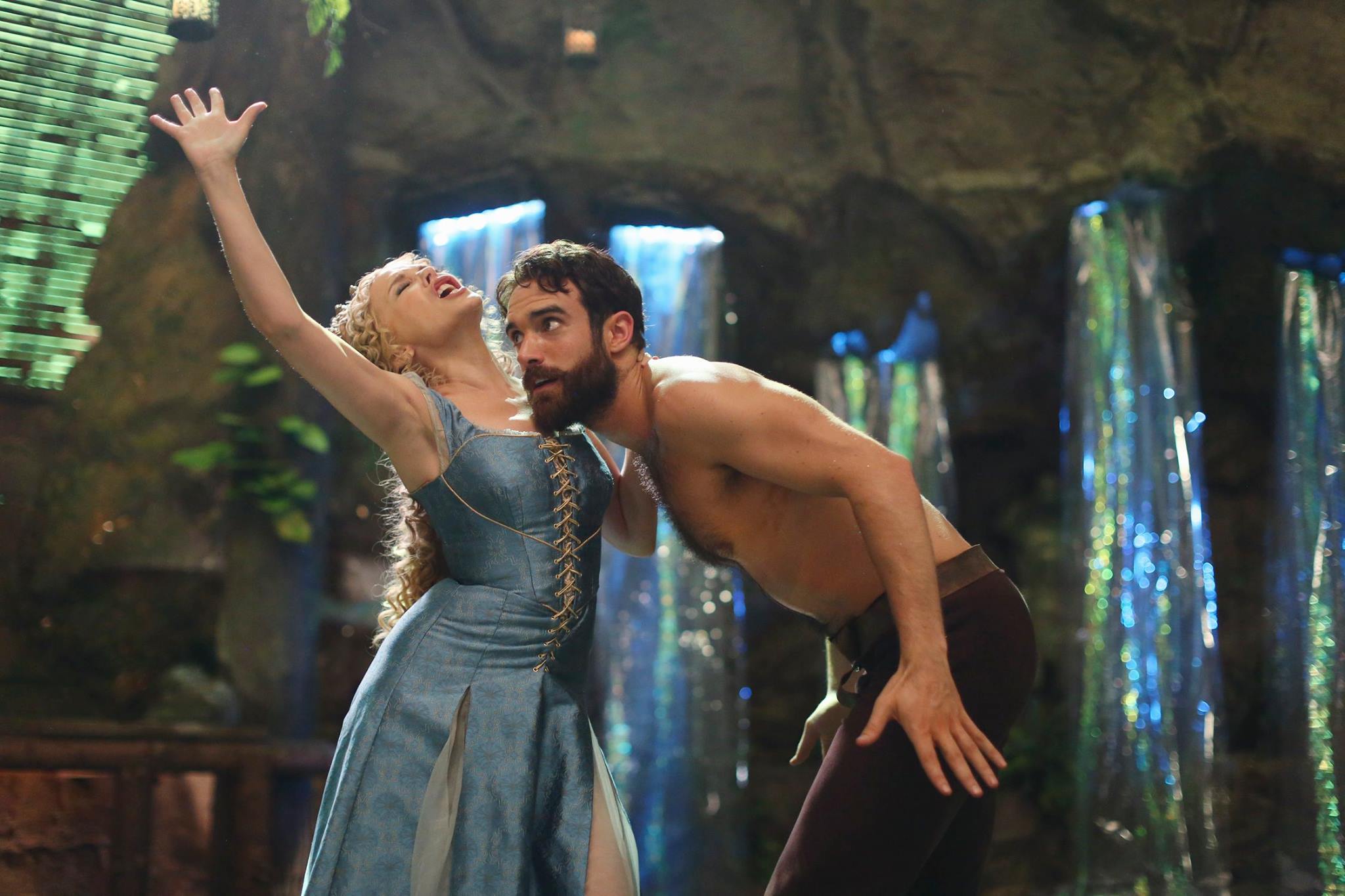 Kylie Minogue and Joshua Sasse in Galavant (2015)