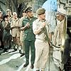 Michael Bates, John Clegg, Windsor Davies, Don Estelle, Melvyn Hayes, Donald Hewlett, Michael Knowles, Kenneth MacDonald, Stuart McGugan, and Christopher Mitchell in It Ain't Half Hot Mum (1974)