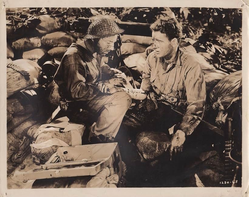 Lloyd Nolan and Robert Walker in Bataan (1943)