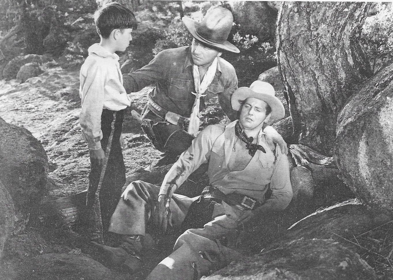 William Boyd, James Ellison, and George Mari in The Eagle's Brood (1935)