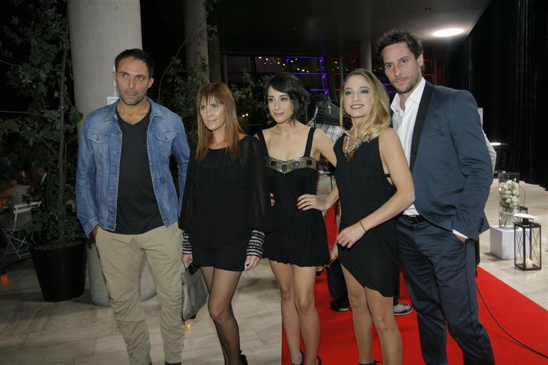 Paola Volpato, María Elena Swett, Gonzalo Valenzuela, Marcelo Alonso, and Elisa Zulueta