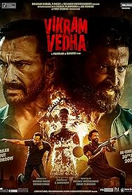 Hrithik Roshan and Saif Ali Khan in Vikram Vedha (2022)