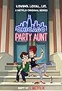 Rory O'Malley and Lauren Ash in Chicago Party Aunt (2021)