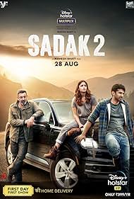 Sanjay Dutt, Alia Bhatt, and Aditya Roy Kapoor in Sadak 2 (2020)