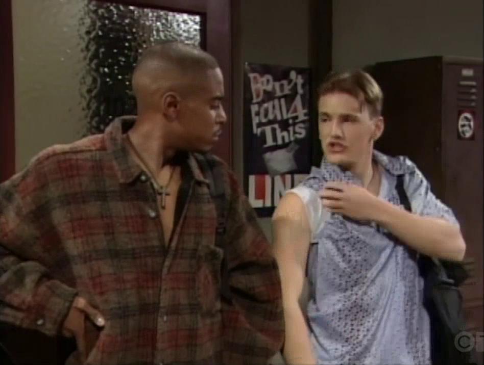 William Lee Scott and Merlin Santana in The Steve Harvey Show (1996)