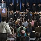 David Koechner, Stephen Tobolowsky, AJ Michalka, Troy Gentile, Hayley Orrantia, and Niko Guardado in The Goldbergs (2013)