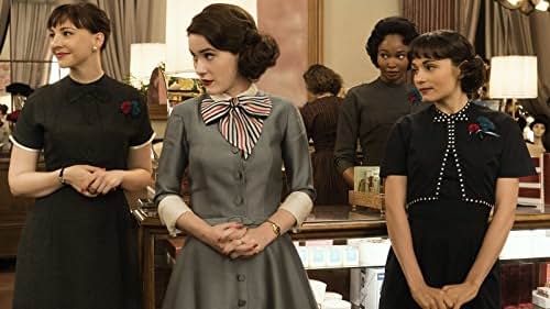 Rachel Brosnahan, Erin Darke, Lilli Stein, and Wakeema Hollis in The Marvelous Mrs. Maisel (2017)