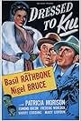 Basil Rathbone, Nigel Bruce, and Patricia Morison in Dressed to Kill (1946)