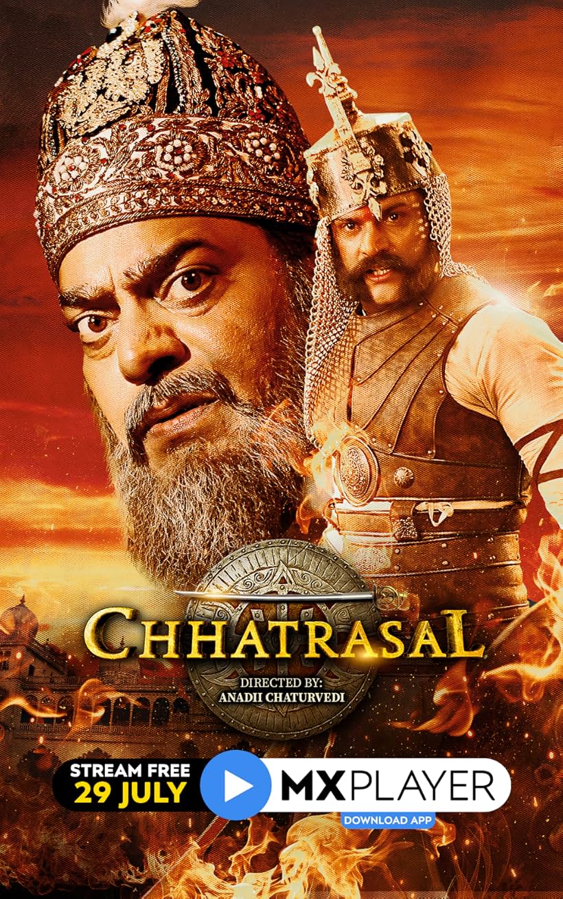 Ashutosh Rana and Jitin Gulati in Chhatrasal (2021)