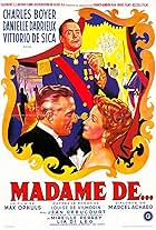 Charles Boyer, Vittorio De Sica, and Danielle Darrieux in The Earrings of Madame De... (1953)