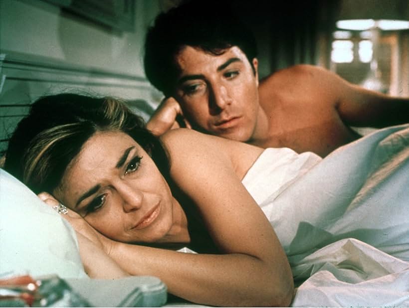 Dustin Hoffman and Anne Bancroft in The Graduate (1967)