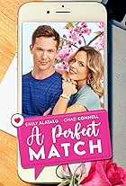 Chad Connell and Emily Alatalo in A Perfect Match (2021)