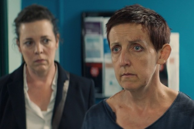 Julie Hesmondhalgh and Olivia Colman in Broadchurch (2013)