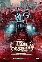 James Cosmo, Dhanush, Kalaiyarasan, Joju George, and Aishwarya Lekshmi in Jagame Thandhiram (2021)