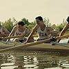 Joel Phillimore, Callum Turner, Sam Strike, Tom Varey, Thomas Elms, Bruce Herbelin-Earle, and Wil Coban in The Boys in the Boat (2023)