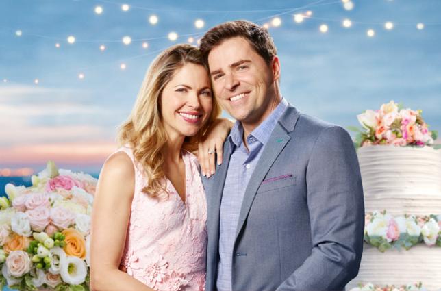 Kavan Smith and Pascale Hutton in The Perfect Bride: Wedding Bells (2019)