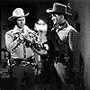 Gene Autry and Hugh O'Brian in Beyond the Purple Hills (1950)