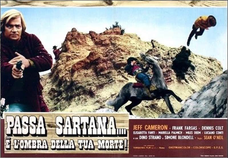 Jeff Cameron in Passa Sartana... è l'ombra della tua morte (1969)