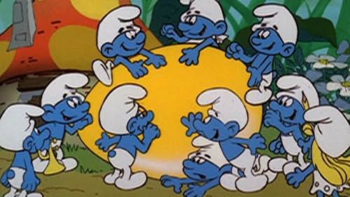 Michael Bell, Lucille Bliss, and Danny Goldman in The Smurfs (1981)