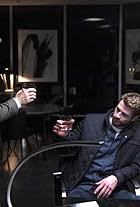 Christoph Waltz and Liam Hemsworth in Most Dangerous Game (2020)