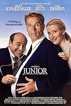 Arnold Schwarzenegger, Danny DeVito, and Emma Thompson in Junior (1994)