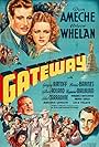 Don Ameche, Gregory Ratoff, Gilbert Roland, and Arleen Whelan in Gateway (1938)