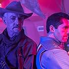Scott Adkins and Tommy Flanagan in The Intergalactic Adventures of Max Cloud (2020)