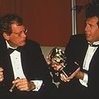 David Letterman and Garry Shandling in The Larry Sanders Show (1992)