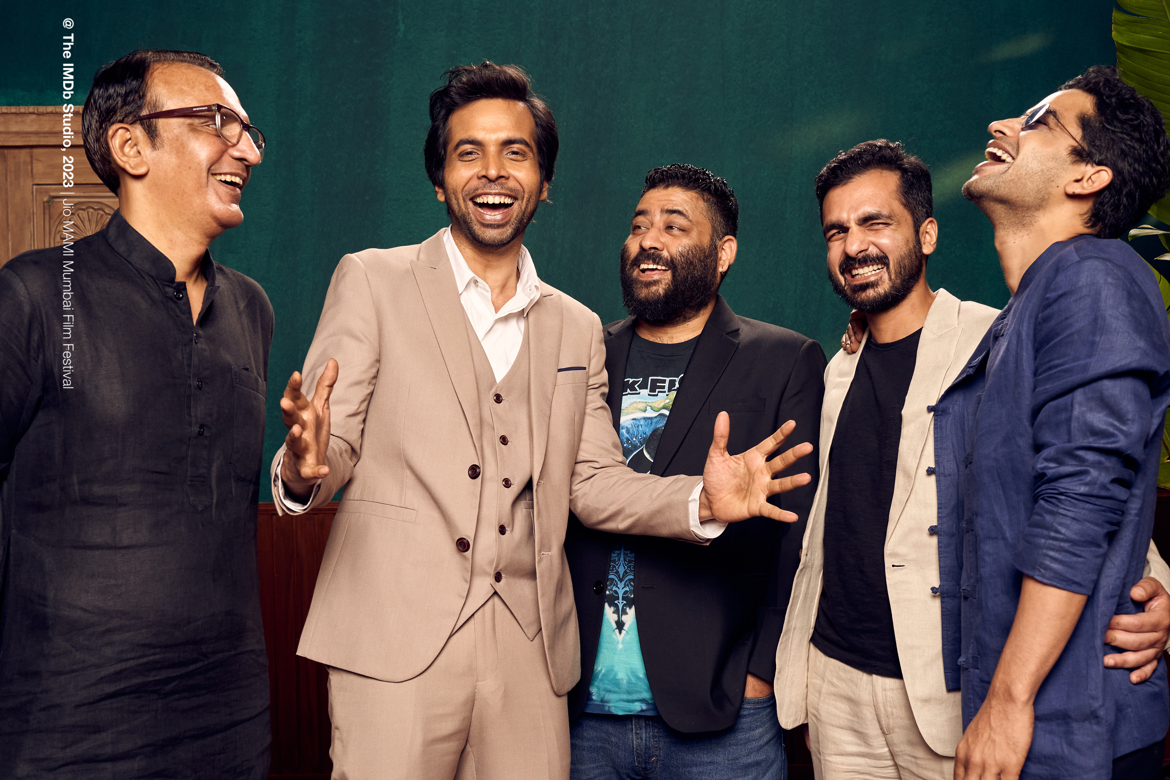 Harish Khanna, Gaurav Dhingra, Karan Tejpal, Shubham, and Abhishek Banerjee at an event for Stolen (2023)