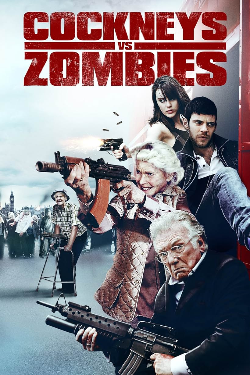 Honor Blackman, Richard Briers, Alan Ford, Michelle Ryan, and Harry Treadaway in Cockneys vs Zombies (2012)