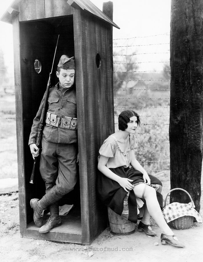 Harry Langdon and Lotti Loder in A Soldier's Plaything (1930)