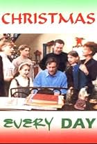 Bess Armstrong, Robert Hays, Robert Curtis Brown, Robin Riker, Erik von Detten, Julia Whelan, and Yvonne Zima in Christmas Every Day (1996)