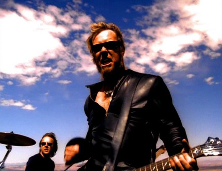 Lars Ulrich and James Hetfield in Metallica: The Videos 1989-2004 (2006)