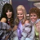 Cher, Eileen Brennan, and Judy Carne in Rowan & Martin's Laugh-In (1967)