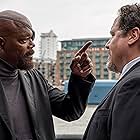 Samuel L. Jackson and Jon Favreau in Spider-Man: Far from Home (2019)