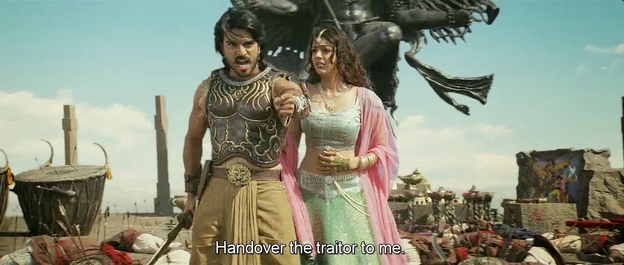 Kajal Aggarwal and Ram Charan in Magadheera (2009)