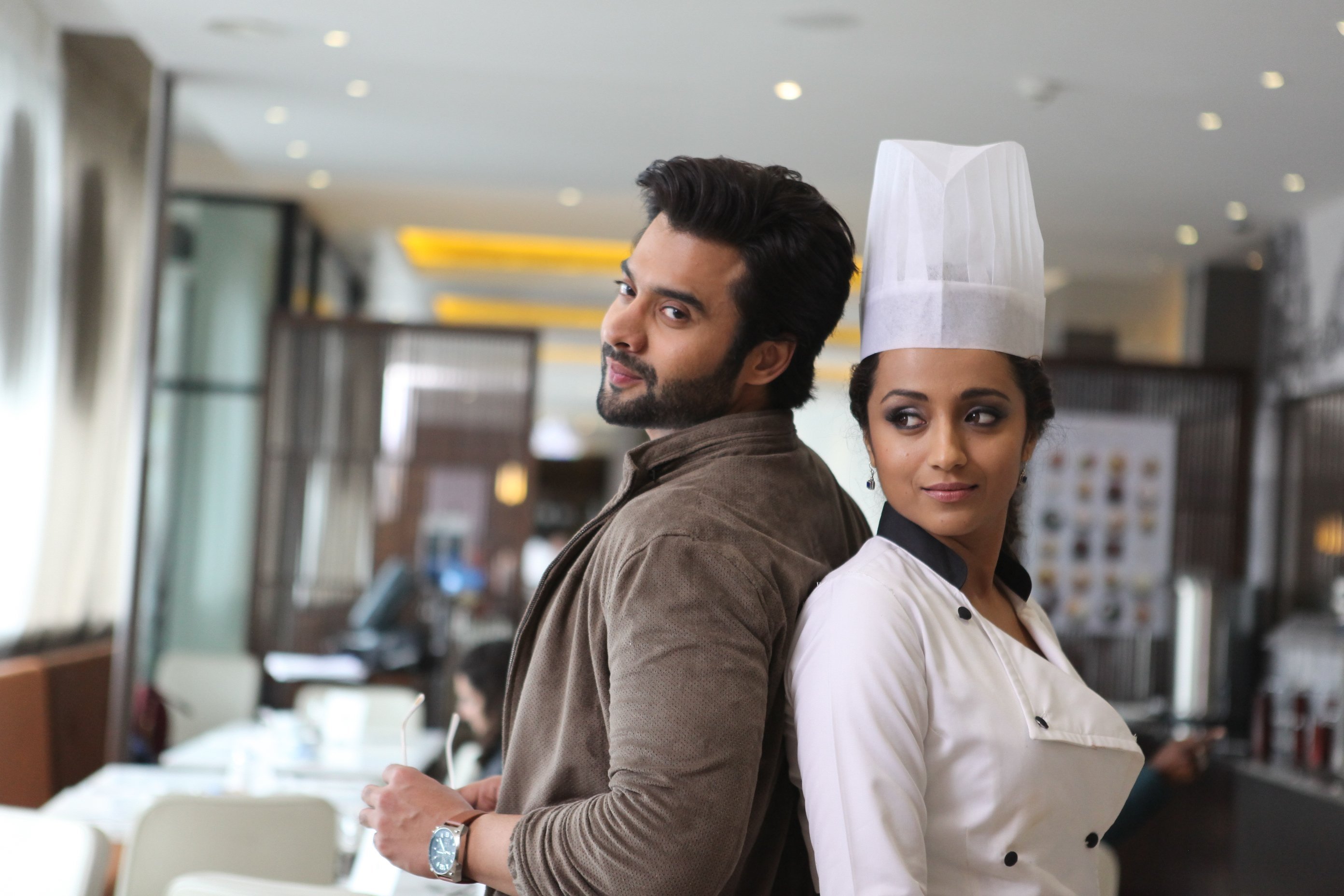 Trisha Krishnan and Jackky Bhagnani in Mohini (2018)