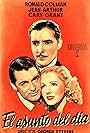 Cary Grant, Jean Arthur, and Ronald Colman in El asunto del día (1942)