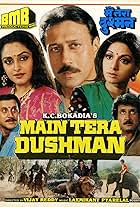 Sridevi, Jackie Shroff, Jaya Prada, Anupam Kher, and Kiran Kumar in Main Tera Dushman (1989)