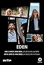 Wolfram Koch, Juliane Köhler, Sylvie Testud, Joshua Edoze, Diamand Abou Abboud, and Adnan Jaffar in Eden (2019)