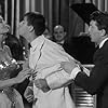 Jerry Lewis, Dean Martin, and Dorothy Malone in Scared Stiff (1953)