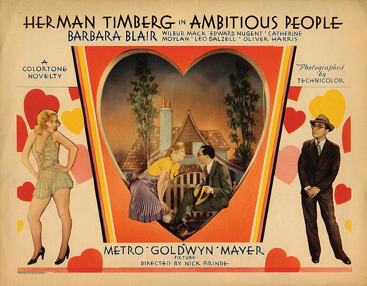 Barbara Blair and Herman Timberg in Ambitious People (1931)