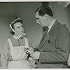 Ingrid Backlin and Sigge Fürst in Flickan från tredje raden (1949)