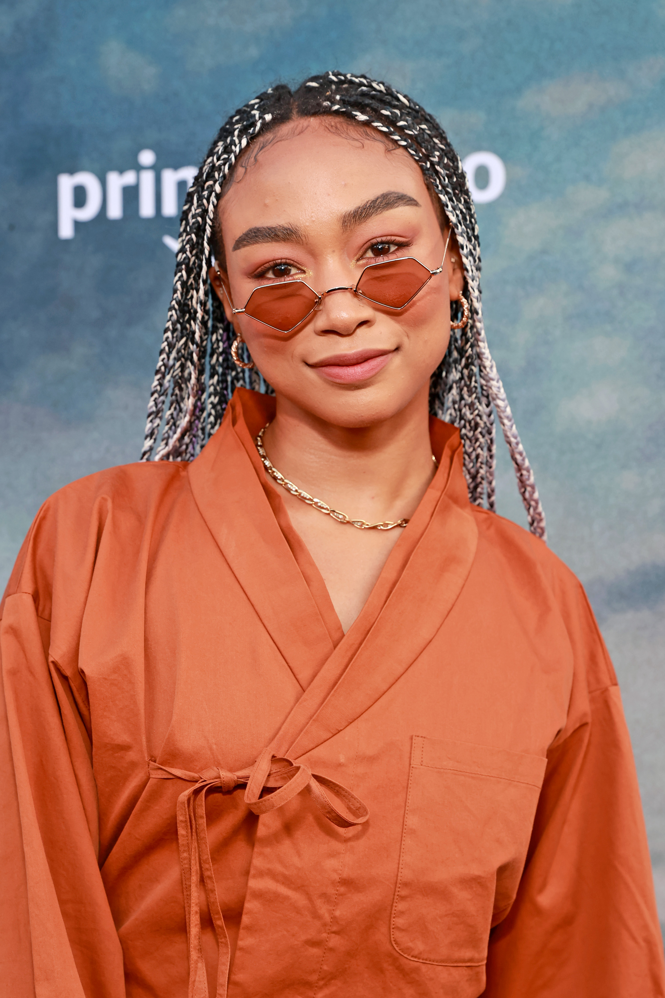 Tati Gabrielle at an event for The Tomorrow War (2021)